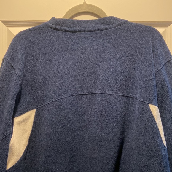 adidas Notre Dame Fighting Irish ClimaWarm Fleece Long Sleeve Blue. Men’s Large - Picture 9 of 9